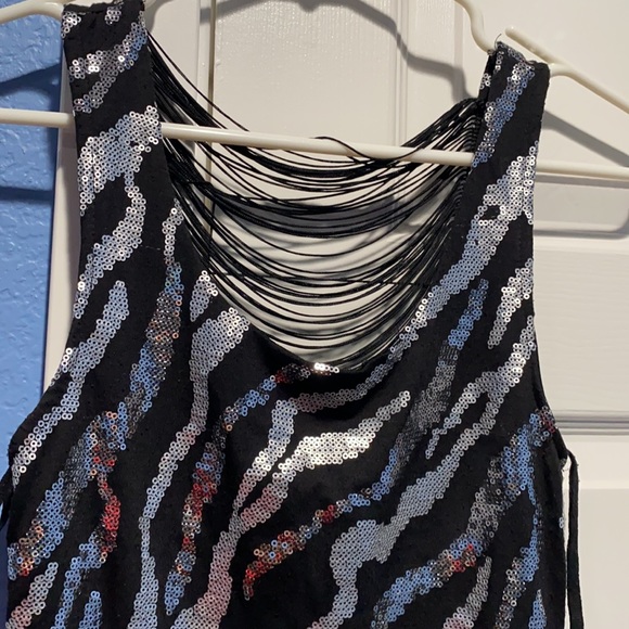 Party sequin bodycon dress, NYE Dress - Picture 3 of 5